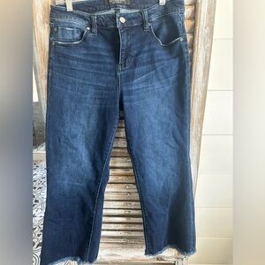 Liverpool Eco cropped jeans in dark wash